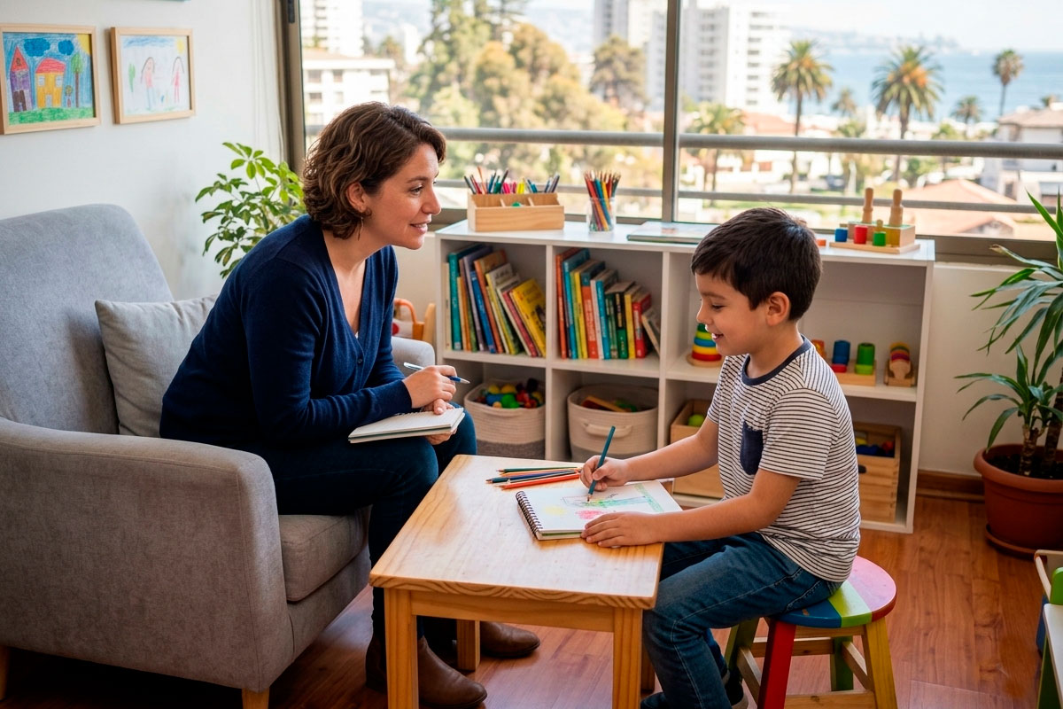 Psicólogo infantil en Viña del Mar y atención juvenil