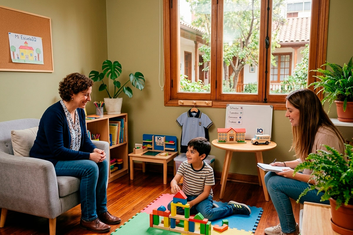 Terapia infantil con vinculación escolar